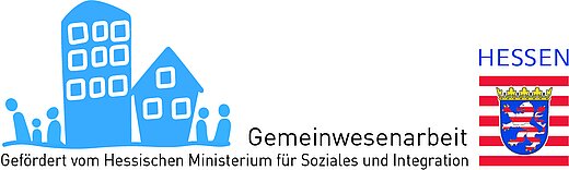 Logo. Gefördert vom hessischen Ministerium für Soziales und Integration.