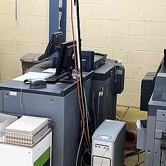 Bild von Druckmaschinen.