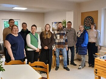 Fünf Vikarinnen und ein Vikar besuchen "La Strada"